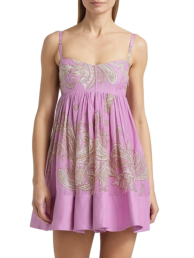 Jiah Paisley Minidress