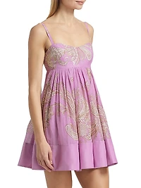 Jiah Paisley Minidress