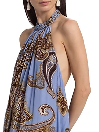 Saya Paisley Sleeveless Maxi Dress