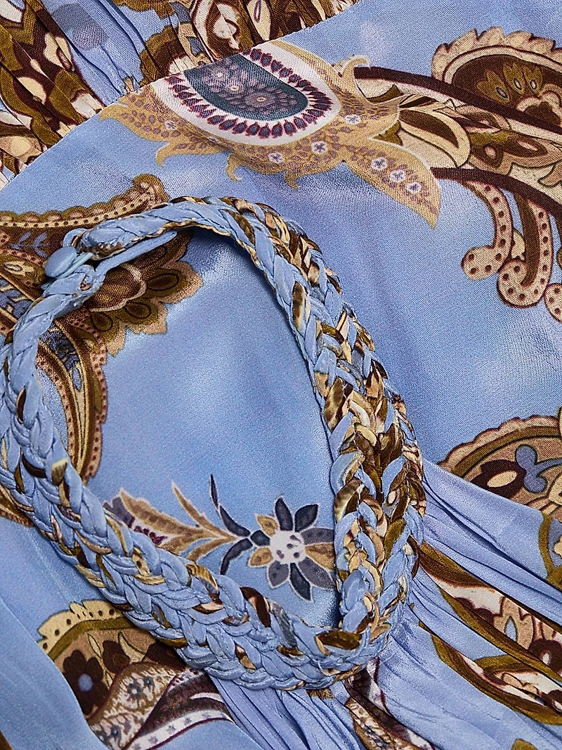 Saya Paisley Sleeveless Maxi Dress