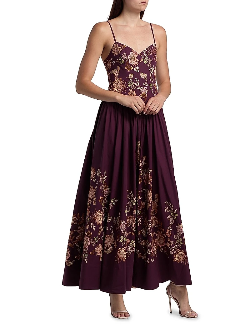 Savi Floral Sleeveless Maxi Dress