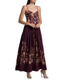 Savi Floral Sleeveless Maxi Dress