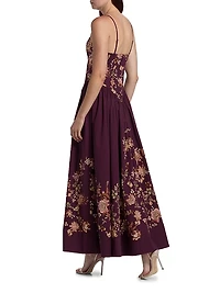Savi Floral Sleeveless Maxi Dress