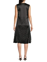 Chevron Midi-Dress