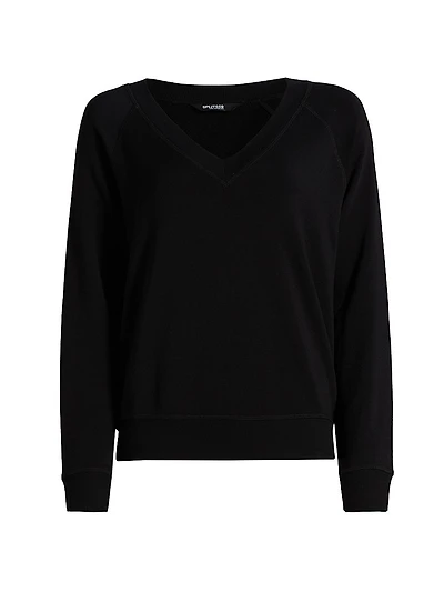 Bennie Fleece V-Neck Sweatshirt