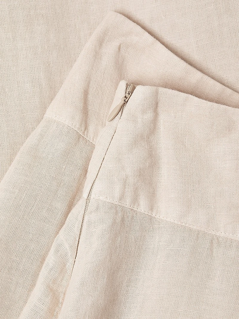 Circle Linen Maxi Skirt