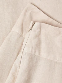 Circle Linen Maxi Skirt