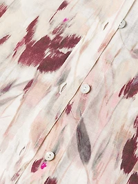 Printed Linen Blouse