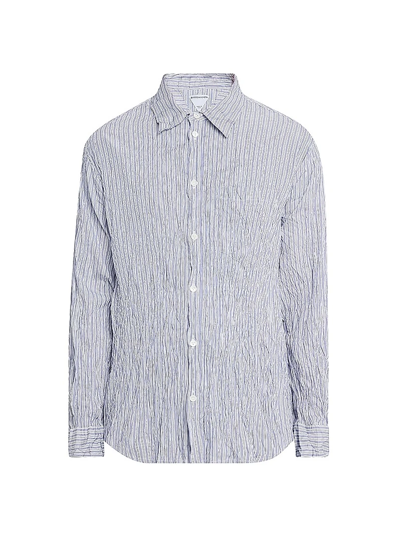 Technical Cotton Double-Striped Shirt