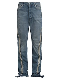 Bolan Banana Zipper-Detailed Jeans