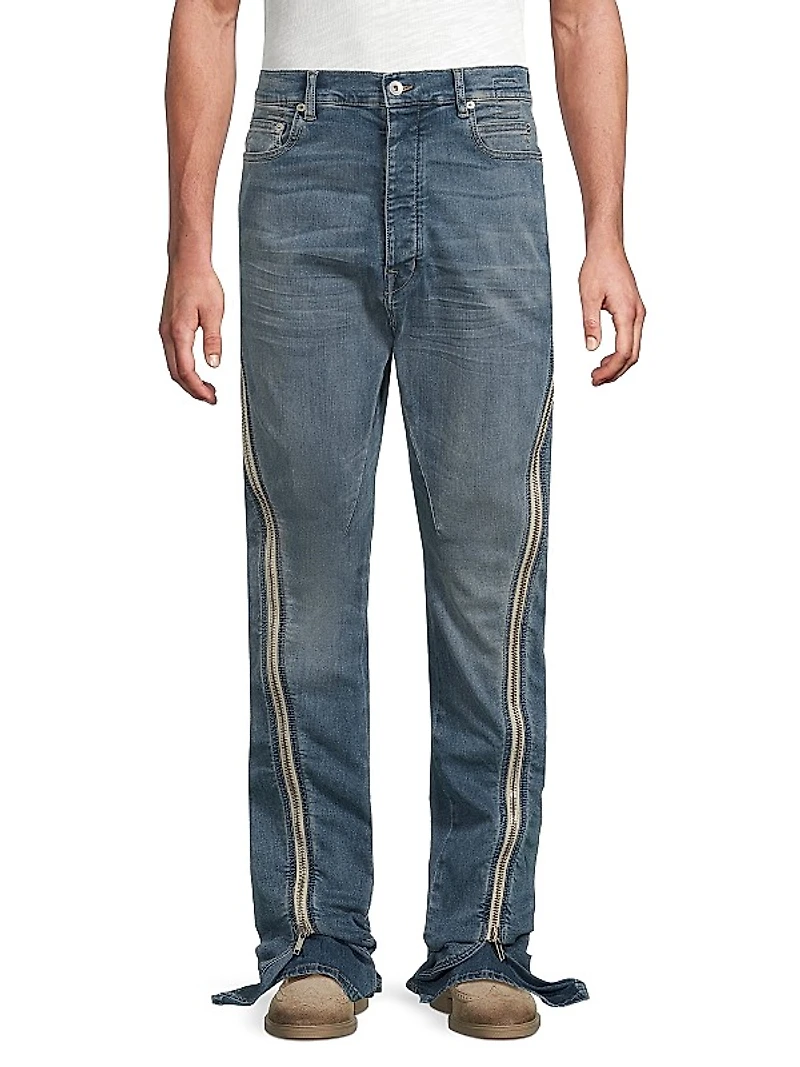 Bolan Banana Zipper-Detailed Jeans