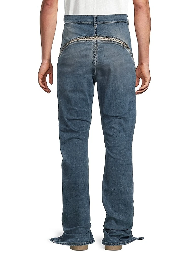 Bolan Banana Zipper-Detailed Jeans