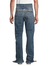 Bolan Banana Zipper-Detailed Jeans