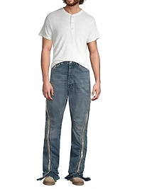 Bolan Banana Zipper-Detailed Jeans