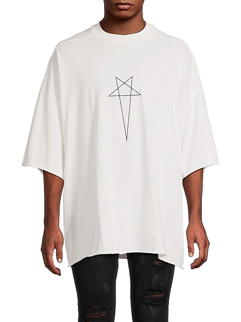 Tommy Oversized Cotton Crewneck T-Shirt