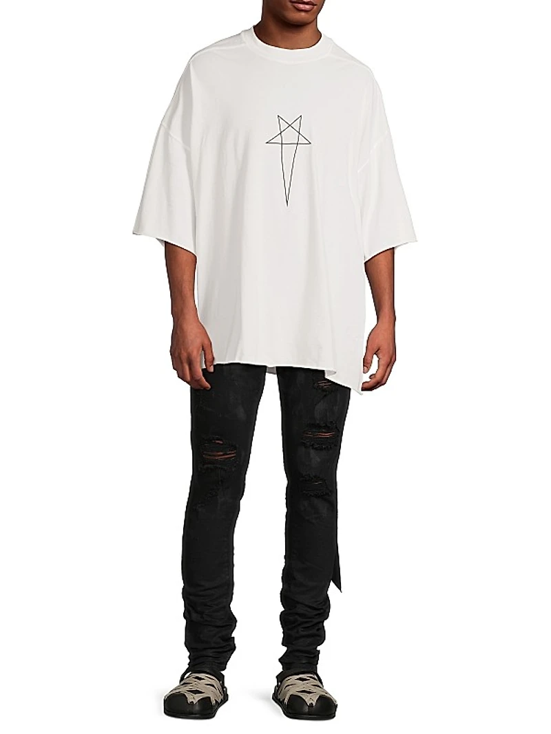Tommy Oversized Cotton Crewneck T-Shirt