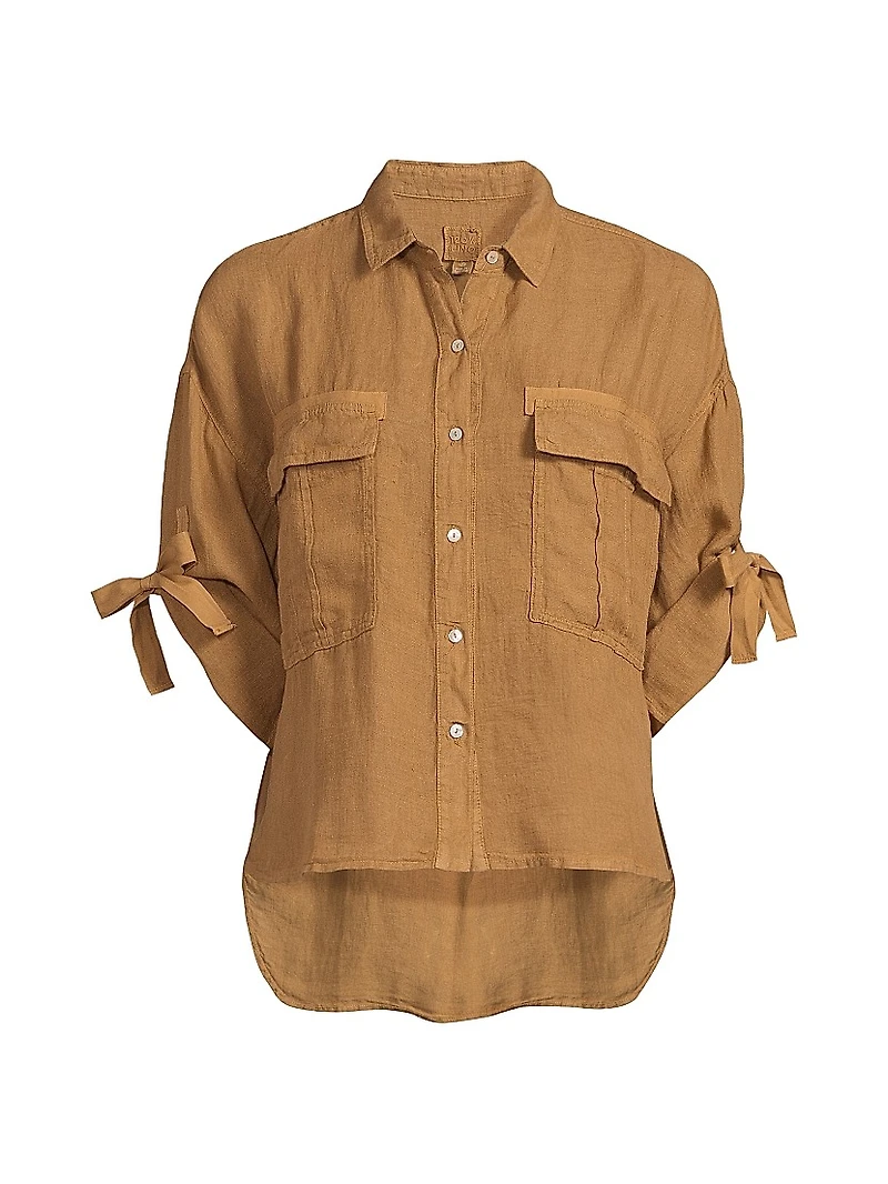 Linen Pocket Shirt