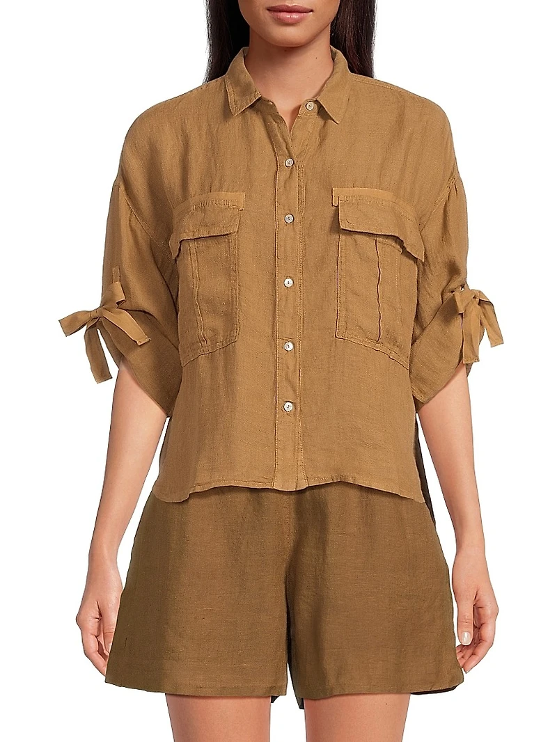 Linen Pocket Shirt