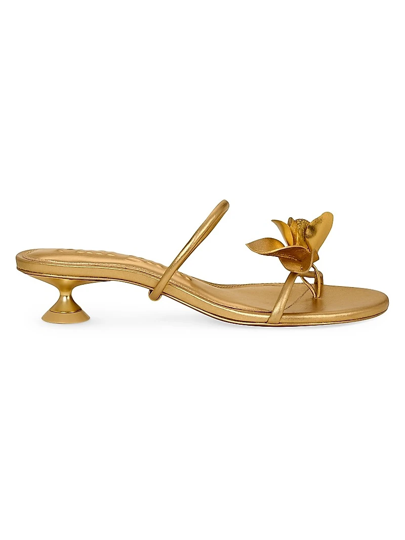 Cosette 35MM Metallic Leather Sandals