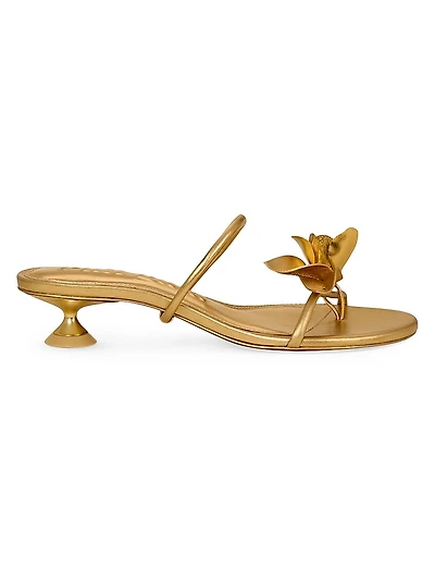 Cosette 35MM Metallic Leather Sandals