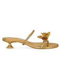 Cosette 35MM Metallic Leather Sandals