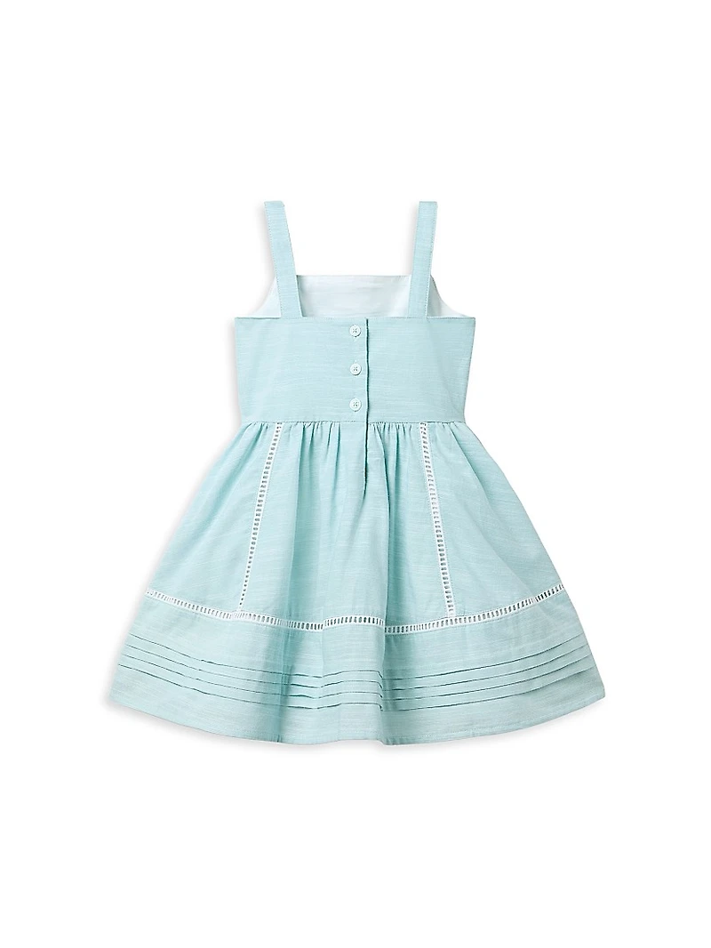 Baby Girl's, Little Girl's & Pintuck Trim Dress