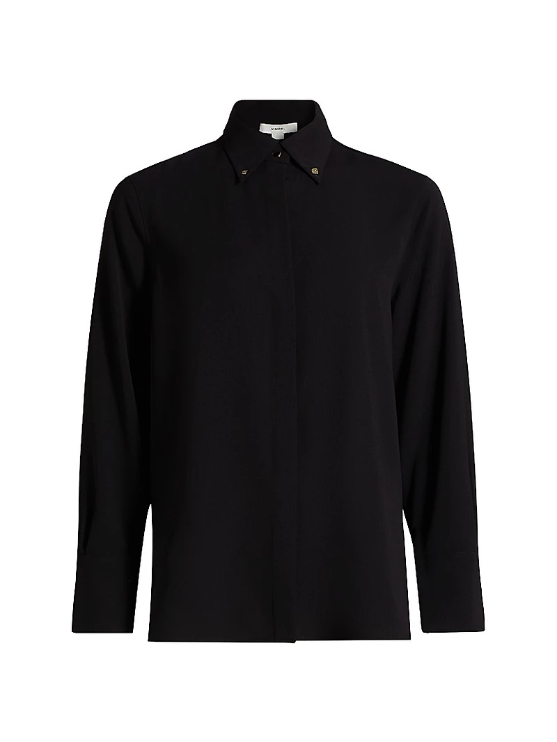 Jewel-Collar Shirt