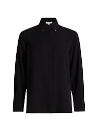 Jewel-Collar Shirt