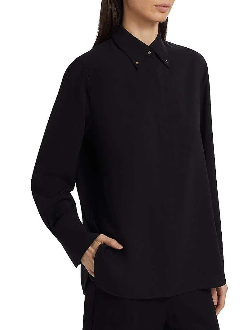 Jewel-Collar Shirt