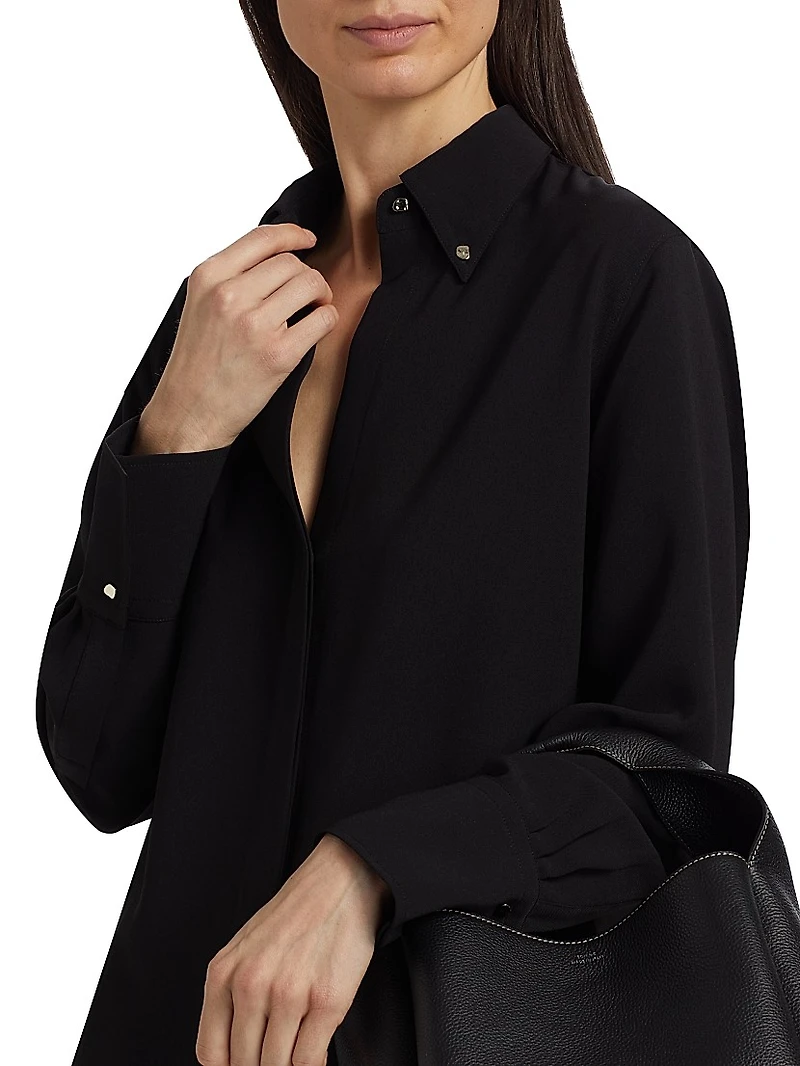 Jewel-Collar Shirt
