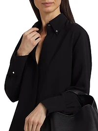 Jewel-Collar Shirt