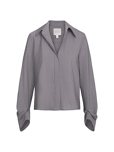 Button Me Up Cotton-Blend Shirt