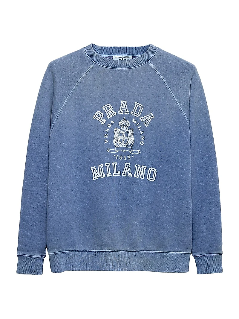 Cotton Crewneck Sweatshirt