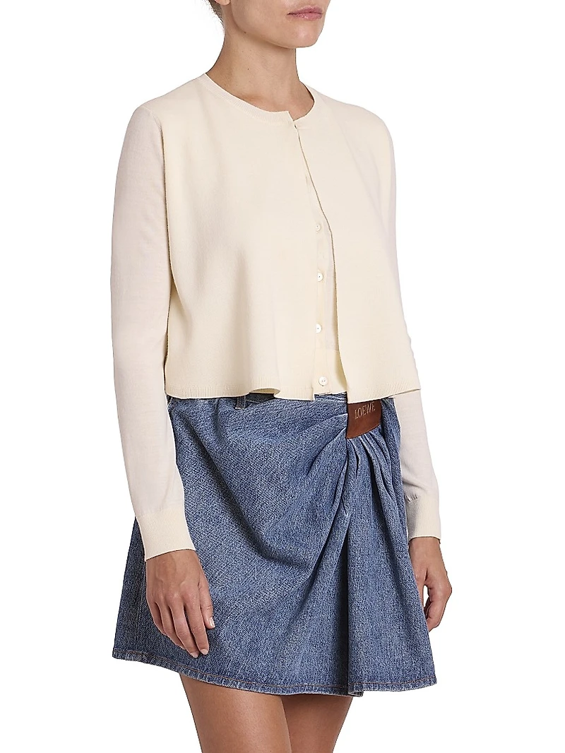 Wool Double Cardigan