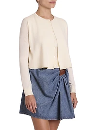 Wool Double Cardigan