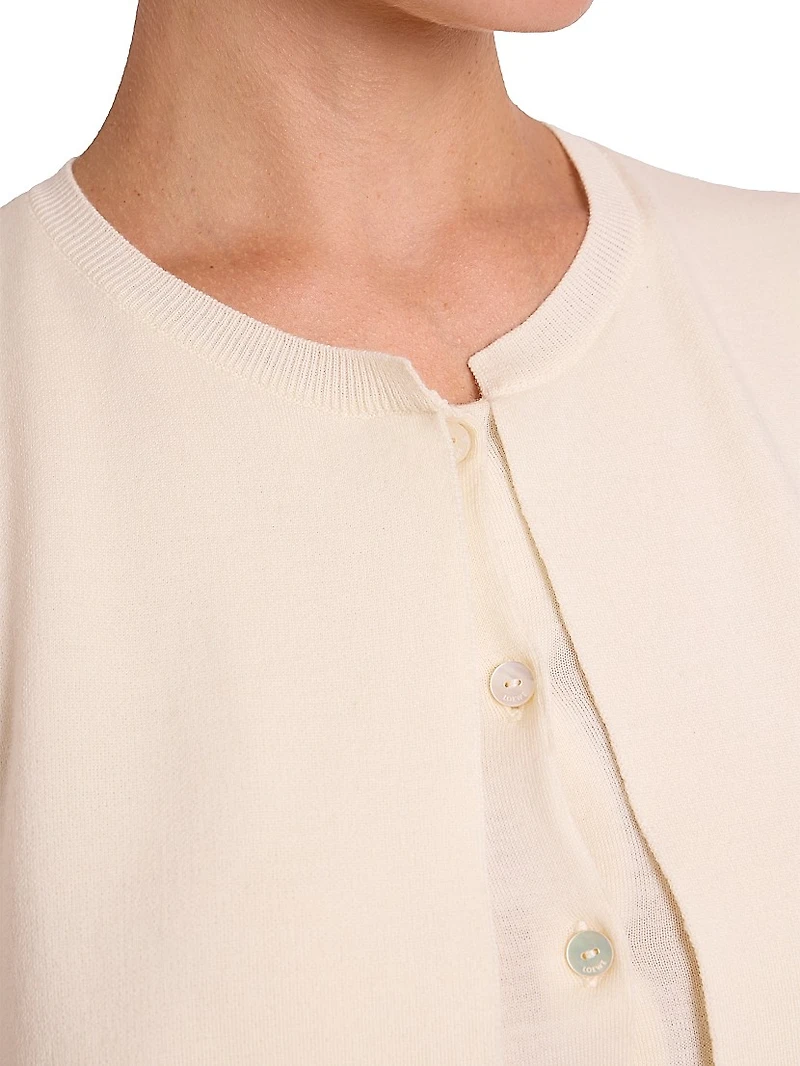 Wool Double Cardigan