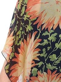 Floral Silk Maxi Dress