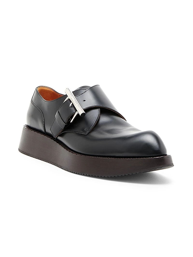 T-Bar Creeper Leather Loafers