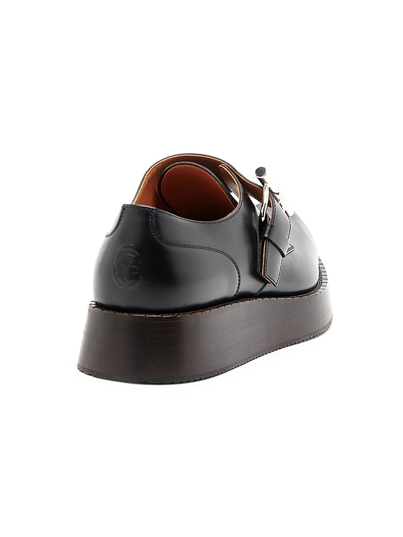T-Bar Creeper Leather Loafers