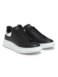 Oversized Low-Top Leather Sneakers