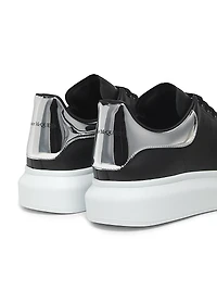 Oversized Low-Top Leather Sneakers