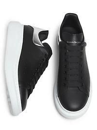 Oversized Low-Top Leather Sneakers