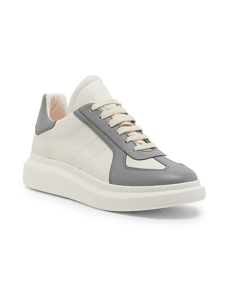 Leather Retro Oversized Sneakers