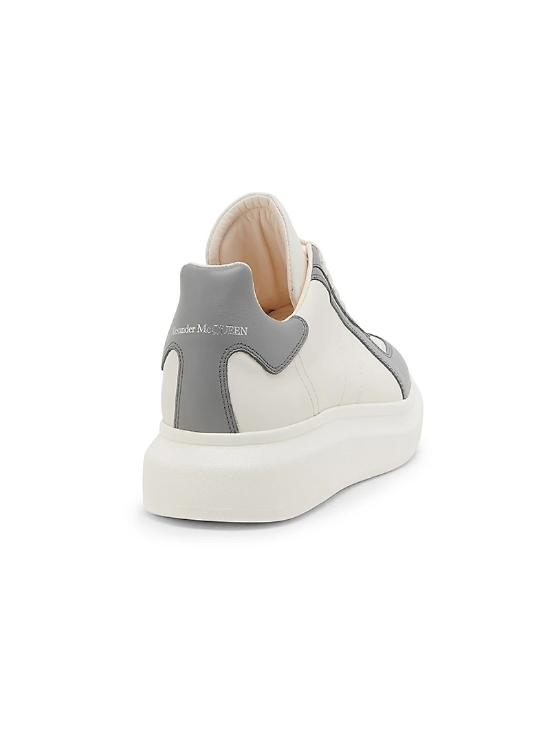 Leather Retro Oversized Sneakers