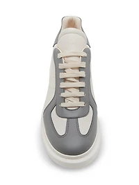 Leather Retro Oversized Sneakers