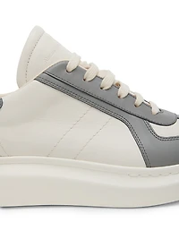 Leather Retro Oversized Sneakers