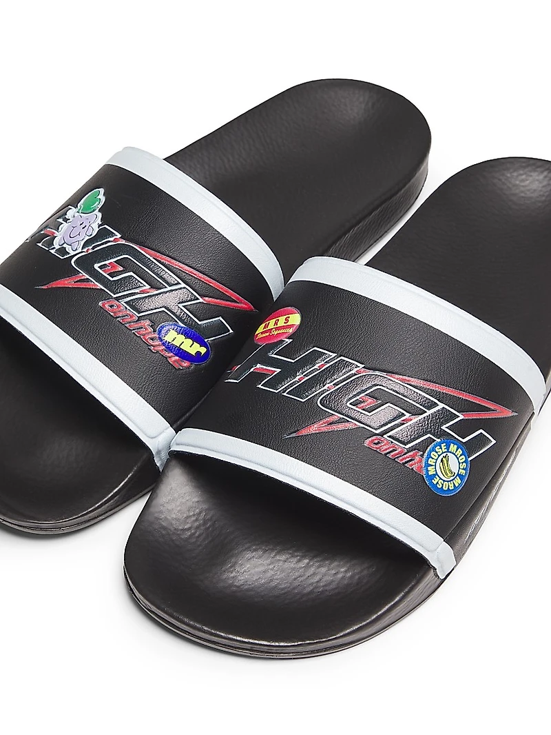 High on Hope Rubber Slide Sandals