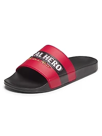 Local Hero Rubber Slide Sandals