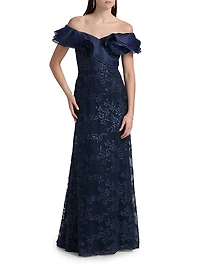 Ascension Sequined Tulle Gown