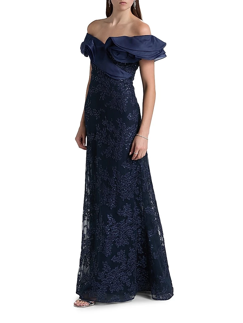 Ascension Sequined Tulle Gown